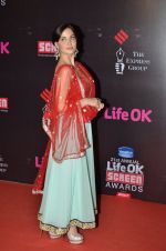 Elli Avram at Life Ok Screen Awards red carpet in Mumbai on 14th Jan 2015
